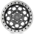Skill Wheels SB024 8,5x17 6x139,7 ET30 93,1 Графит матовый + серебряный бедлок