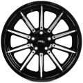 Skill Wheels SD101 12x20 5x127 ET-44 71,6 Чёрный глянцевый + спицы без окраса