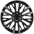 Skill Wheels SV180 8x19 6x114,3 ET46 67,1 Черный глянцевый + полированные спицы + лак SK51