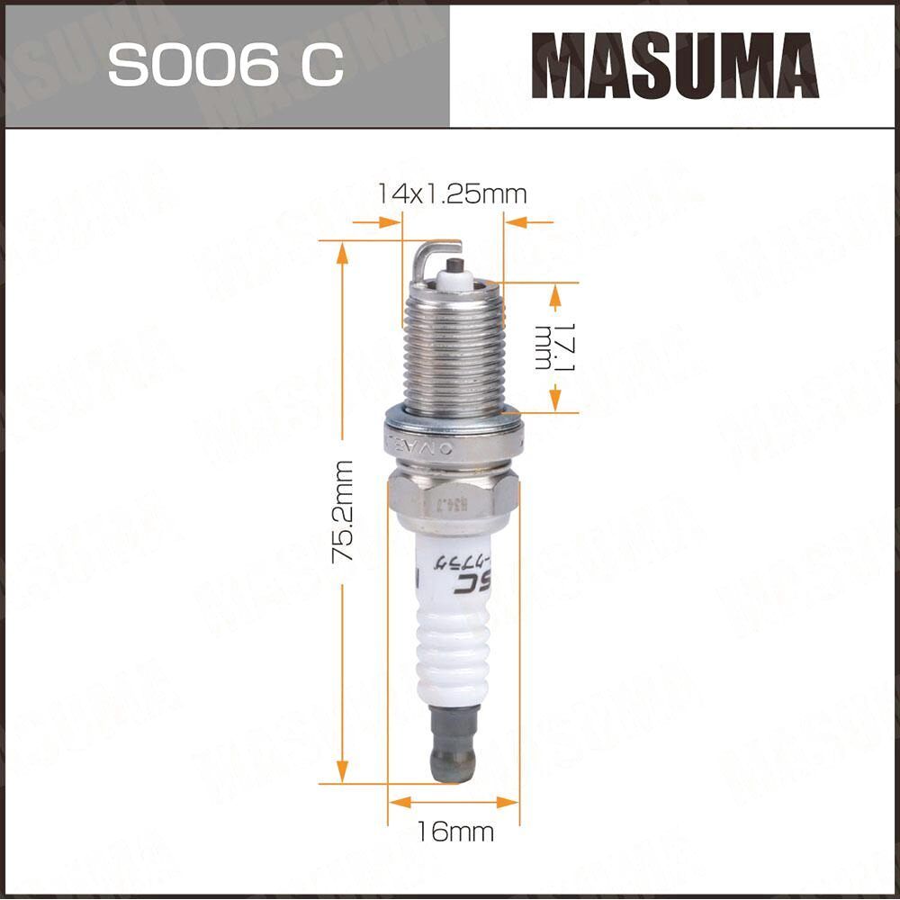 Masuma S006C BKR6E-11 1 шт.